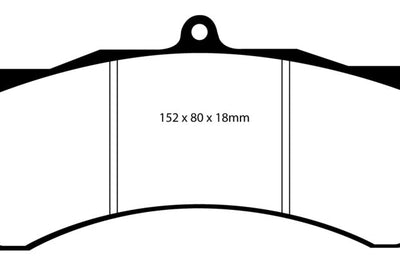 EBC Brakes Yellowstuff Performance Brake Pads - Rotors &