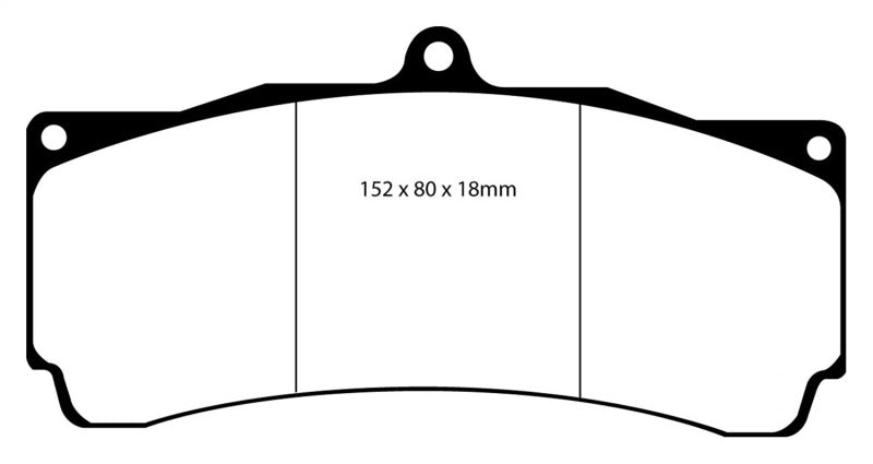 EBC Brakes Yellowstuff Performance Brake Pads - Rotors &