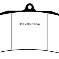 EBC Brakes Yellowstuff Performance Brake Pads - Rotors &