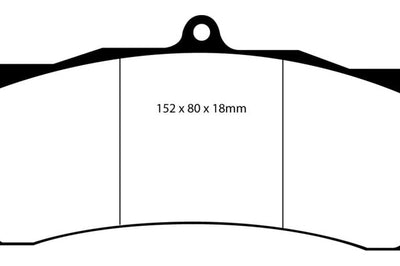 EBC Brakes Yellowstuff Performance Brake Pads - Rotors &