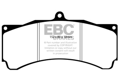 EBC Brakes Yellowstuff Performance Brake Pads - Rotors &