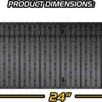 Caliber Edge Glide V2.0 48’’ Kit 24’’w X 9’’l 2/pk - Snowmobile Collection