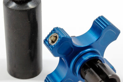 Works Elite Perch Thumbwheel Green - Blue - Offroad Collection