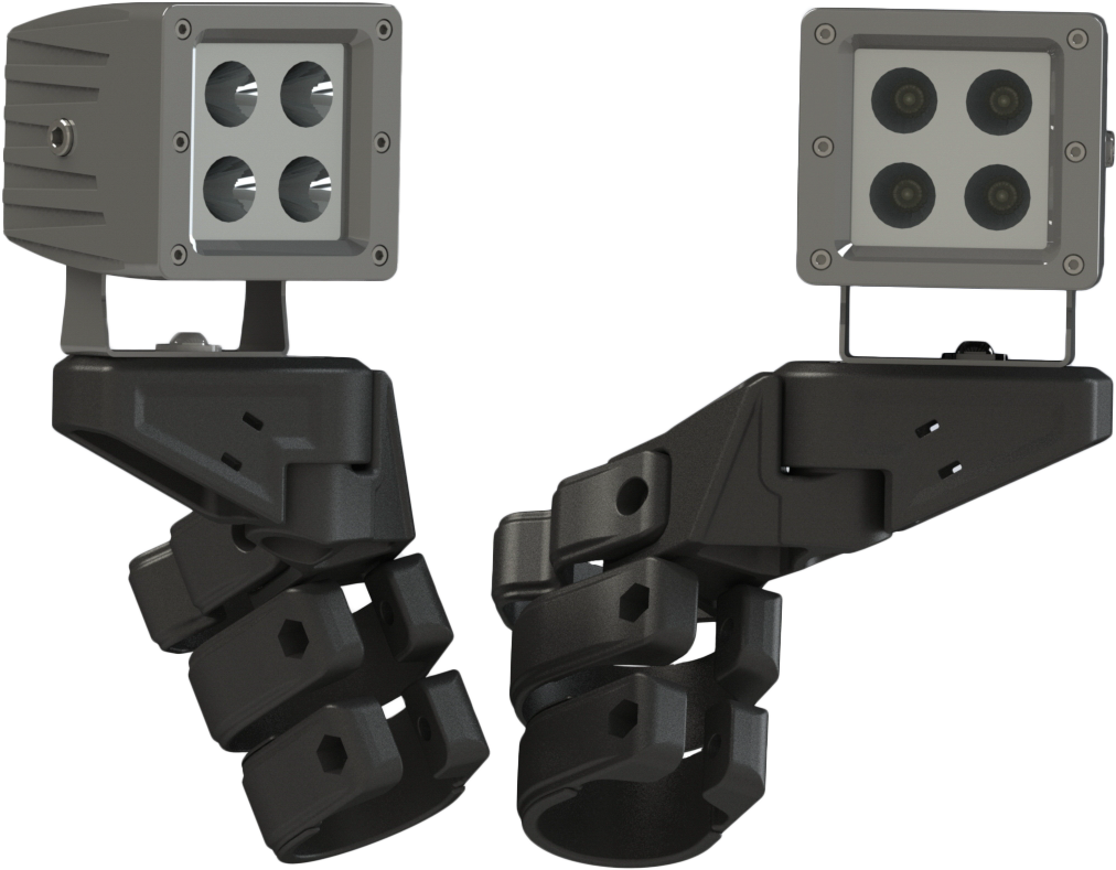 Atv Tek Elite Series Custom Pod Light Mount Pair - Performance Products