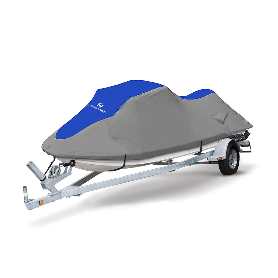 Fire Power Elite Series Pwc Cover X-large Grey/blue 136’’ - 145’’ - Watercraft Collection