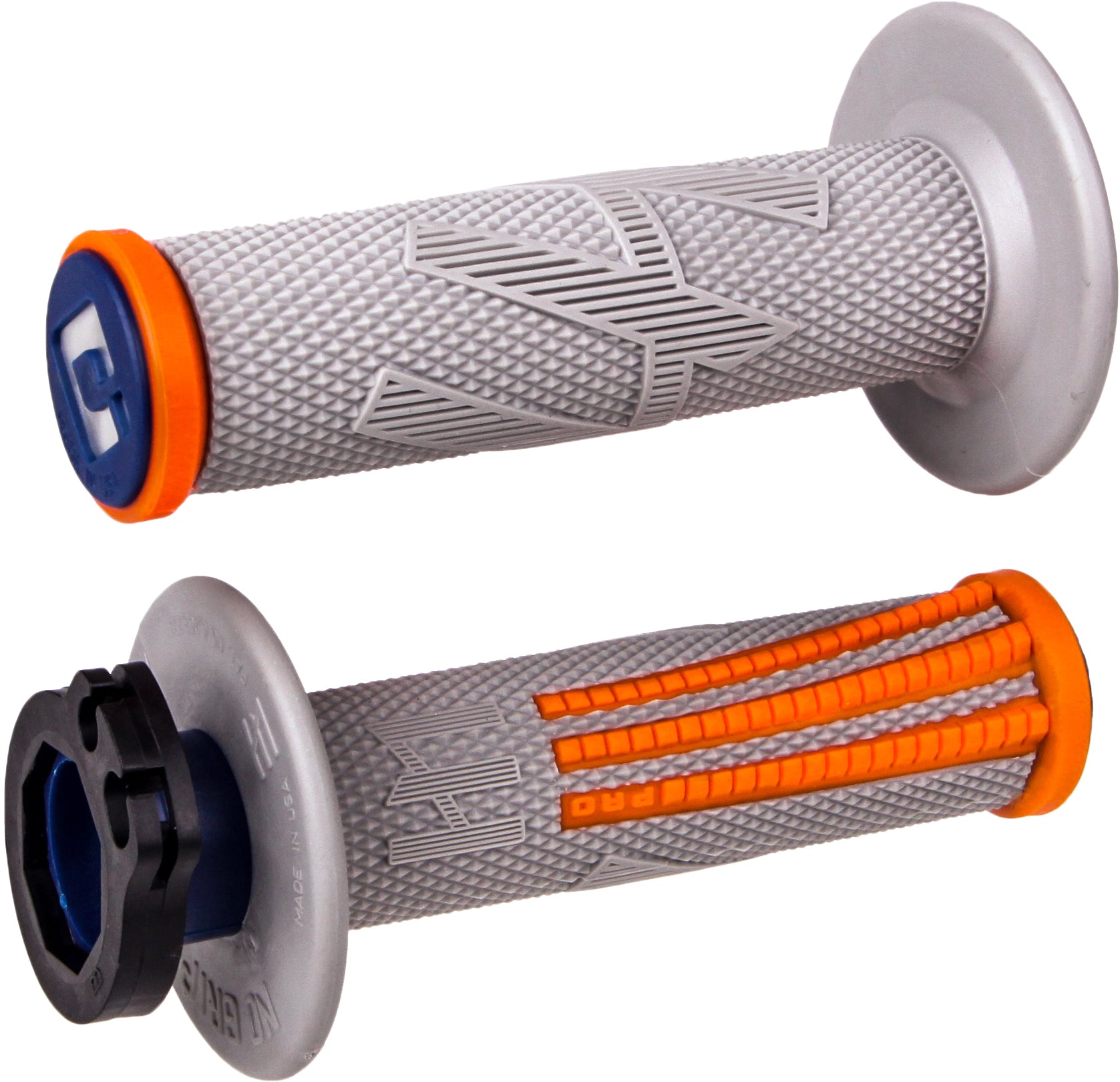ODI Emig Prov2 Lock On Grip Grey/Orange