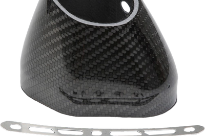 YOSHIMURA End Cap Kit Left Side R77 Lh Cf Flared - Exhaust