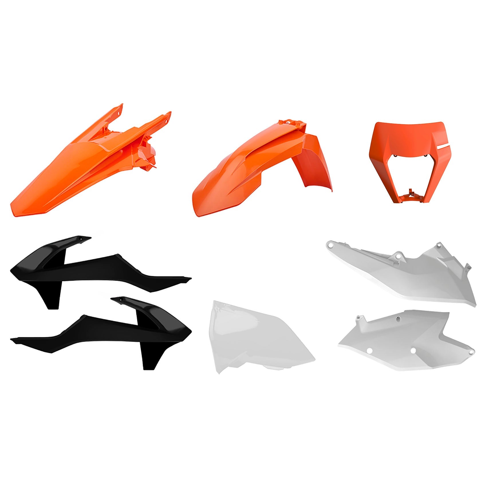 Polisport Enduro Standard Kit Nardo Grey Beta - Orange/Black/White - Offroad Collection