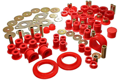 Energy Suspension 01-04 Toyota Tacoma Red Hyper-Flex Master Bushing Set