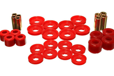 Energy Suspension 03-09 Dodge RAM 1500/2500/3500 Pickup Red Front End Control Arm Bushing Set
