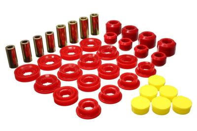 Energy Suspension 03-09 Ram 1500 Pickup 4WD Control Arm Bushing Set - Red