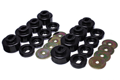 Energy Suspension 07-10 Chevy K2500/3500HD Body Mount Set - Black