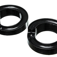 Energy Suspension 2005-07 Ford F-250/F-350 SD 2/4WD Front Coil Spring Isolator Set - Black