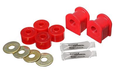 Energy Suspension 2005-07 Ford F-250/F-350 SD 2/4WD Front Sway Bar Bushing Set - 13/16inch - Red