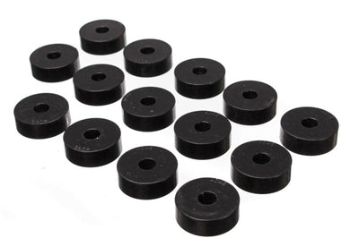 Energy Suspension 55-73 Jeep CJ5/CJ7/CJ8 Scrambler Black Body (Cab) Mount Set