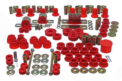 Energy Suspension 63-82 Chevrolet Corvette Red Hyper-flex Master Bushing Set
