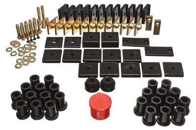 Energy Suspension 64-78 Toyota FJ40 Land Cruiser Black Hyper-Flex Master Bushing Set