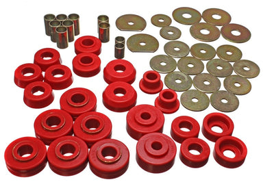 Energy Suspension 65-70 Impala/Caprice Red Body Mount Set