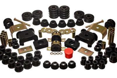 Energy Suspension 73-80 Chev/GMC 4WD w/Aftermarket Front Springs Black Hyper-Flex Master Bushing Set