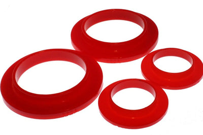 Energy Suspension 79-04 Ford Mustang SVO Red Rear Spring Upper & Lower Isolator Set