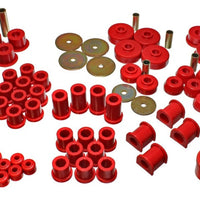 Energy Suspension 79-85 Toyota 4WD Pickup (Except T-100 & Tundra) Red Hyper-Flex Master Bushing Set