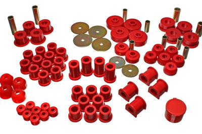 Energy Suspension 79-85 Toyota 4WD Pickup (Except T-100 & Tundra) Red Hyper-Flex Master Bushing Set