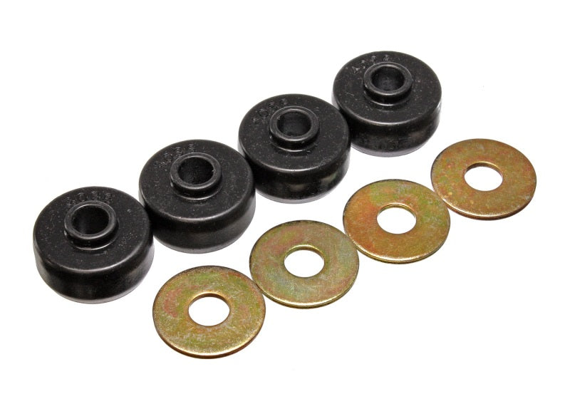 Energy Suspension 84-96 Chevy Corvette Black Spring Cushions for Rear Leaf Bushing Set