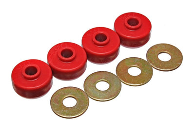 Energy Suspension 84-96 Chevy Corvette Red Spring Cushions for Rear Leaf Bushing Set