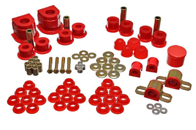 Energy Suspension 86-91 Mazda RX7 Red Hyper-Flex Master Bushing Set