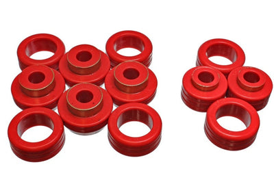 Energy Suspension 87-96 Dodge Dakota 2WD Red Body (Cab) Mount Set