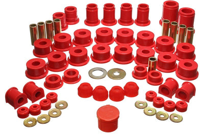 Energy Suspension 90-95 Toyota 4 Runner 2WD/4WD Red Hyper-Flex Master Bushing Set