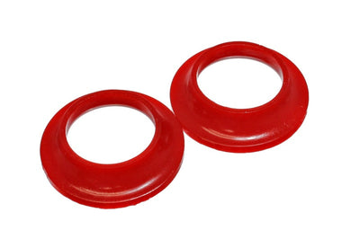Energy Suspension 91-96 Chevrolet Full Size Red Rear Upper Coil Spring Isolators
