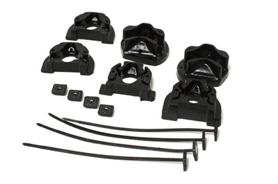Energy Suspension 92-00 Honda Civic (Except 99-00 Si) / 93-97 Del Sol Black Motor Mount Inserts (Man