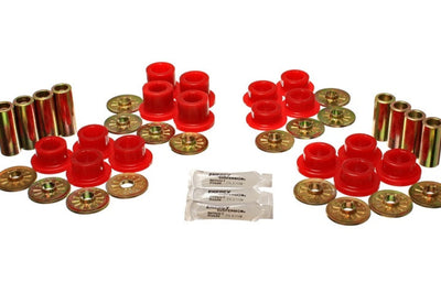 Energy Suspension 92-02 Dodge Viper Red Rear Control Arm Bushing Set