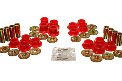 Energy Suspension 92-02 Dodge Viper Red Rear Control Arm Bushing Set