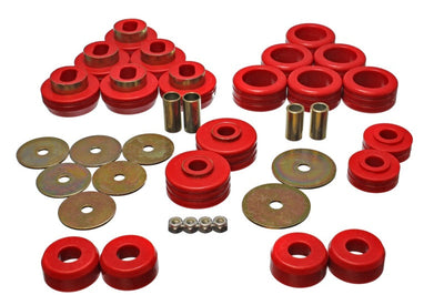 Energy Suspension 92-97 GM Denali XL/Blazer/Yukon XL 4WD Red Body Mount Set