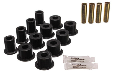 Energy Suspension 95-97 Toyota Tacoma / 89 4Runner / 89-95 Pick Up Black Rear Leaf Spring Shackle Bu