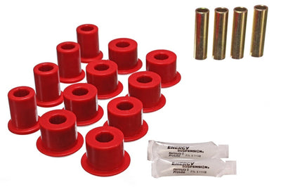 Energy Suspension 95-97 Toyota Tacoma / 89 4Runner / 89-95 Pick Up Red Rear Leaf Spring Shackle Bush