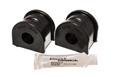 Energy Suspension 97-04 Chevy Corvette Black 19mm Rear Sway Bar Bushing Set - Reuse OE Brackets