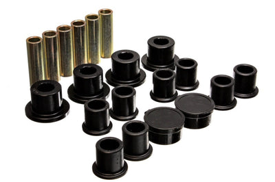 Energy Suspension 98-11 Ford Ranger Black Rear Leaf Spring Bushing Set