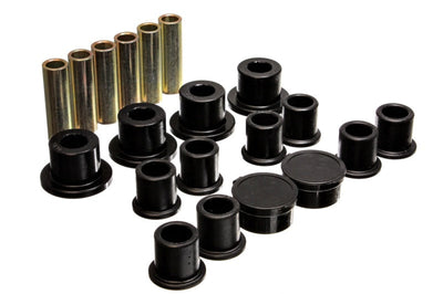 Energy Suspension 98-11 Ford Ranger Black Rear Leaf Spring Bushing Set
