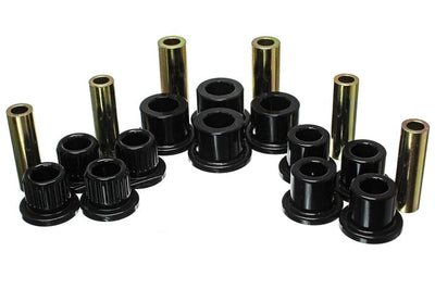 Energy Suspension 99-04 Ford F-350 2wd/F-250 SD 4wd/F-350 4wd Black Rear Leaf Spring Bushing Set