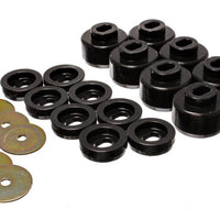 Energy Suspension 99-06 Silverado C1500/K1500/01-06 C2500/K2500 Black Body(cab) Mount Set
