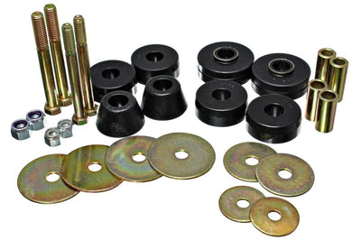 Energy Suspension Chevy Pickup Body Mounts - Black