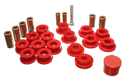 Energy Suspension Control Arm Bushings - Front - Red