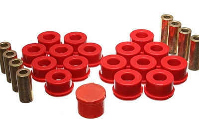 Energy Suspension Control Arm Bushings - Rear - Red