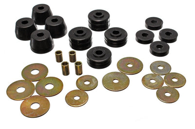 Energy Suspension D100-300 2&4Wd Body Mounts - Black