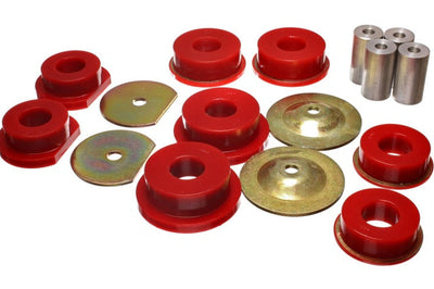 Energy Suspension Dodge 08-10 Challenger/ 07-10 Charger/05-08 Magnum RWD Red Rear Subframe Bushings