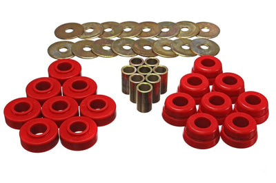 Energy Suspension Gm Body Mount Set W/Hardware - Red