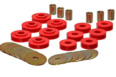 Energy Suspension GM Corvette Red Body Mount Set